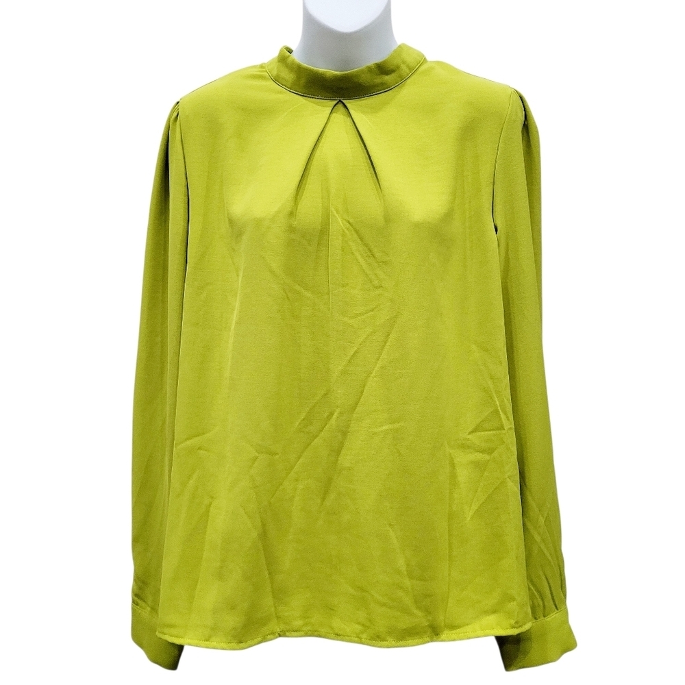 2/$20 Shein Top Fashion Green Long Sleeve Blouse Size: Large
